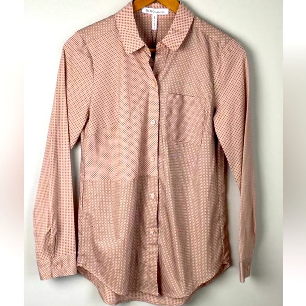 NWT/ Sz XS / BCBGeneration Women’s Button Down Collard Shirt